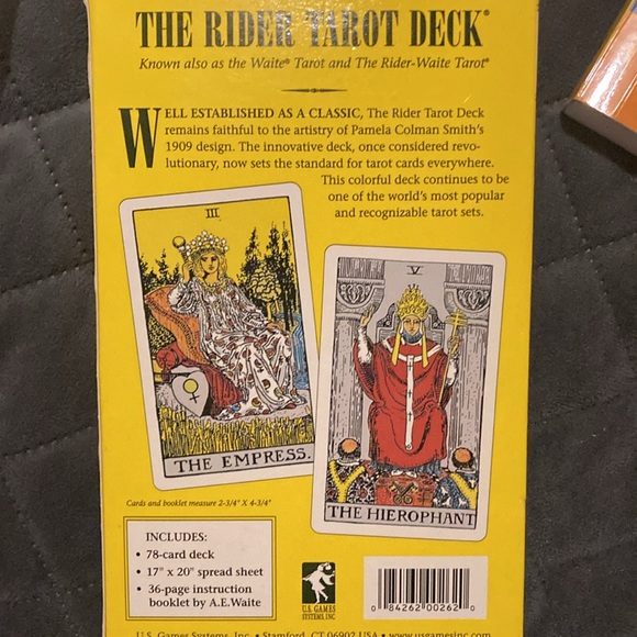 THE RIDER TAROT CAROT CARD DECK - Picture 2 of 2